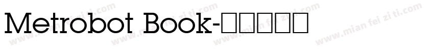 Metrobot Book字体转换